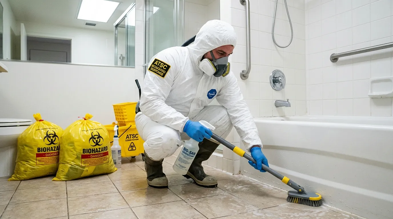 Decontamination equipment deployed for Blood Cleanup in South Whittier